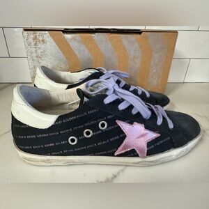 Golden Goose▪️Superstar Logo Low Top Sneaker (Women).  Size 38